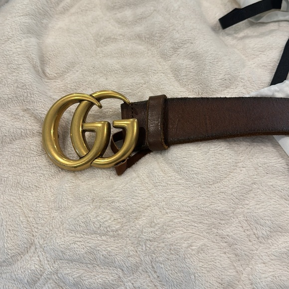 Brown Gucci Belt Brown
